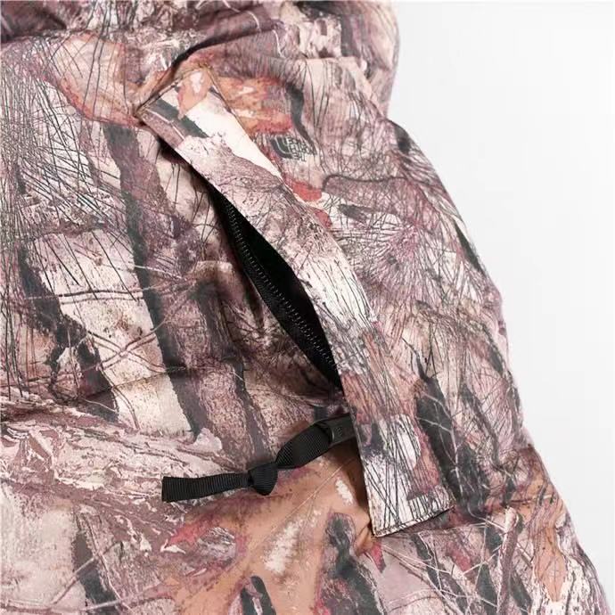 落叶可收纳连帽羽绒服 700蓬 男女同款(图8)